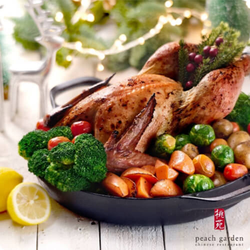Baked Turkey with Garlic and Herb